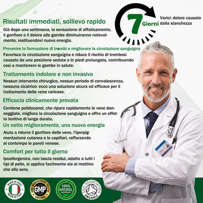 👨‍⚕️✅❤️DR.Fachmer® Cerotto ai Microaghi VeinRepair⚡Sollievo Immediato, Risultati a Lungo Termine