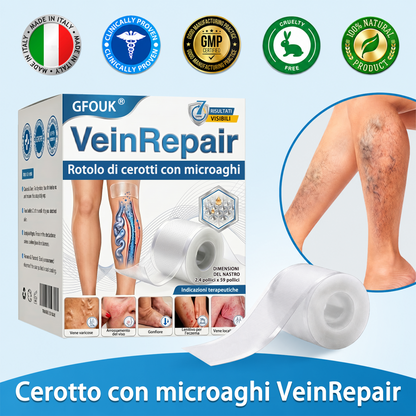 👨‍⚕️✅🧡GFOUK® Cerotto ai Microaghi VeinRepair⚡Sollievo Immediato, Risultati a Lungo Termine