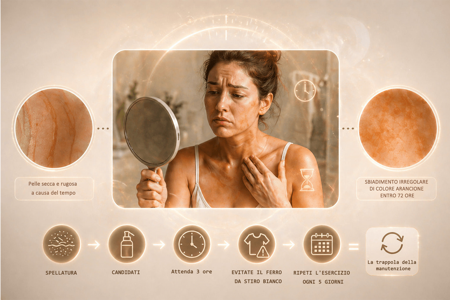 🤎 Fino all’85% di sconto sul Cerotto Abbronzante SunFree Trilumia® Bronzo dorato senza raggi UV ✨ Glow naturale fino a 14 giorni