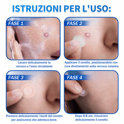 ✅ DR.Fachmen® Cerotto 2-in-1 con Microaghi e Idrocolloide | Per Brufoli, Verruche Piane ed Escrescenze Cutanee | Aiuta a Ridurre Rughe, Cicatrici e Imperfezioni | Invisibile su Viso e Corpo