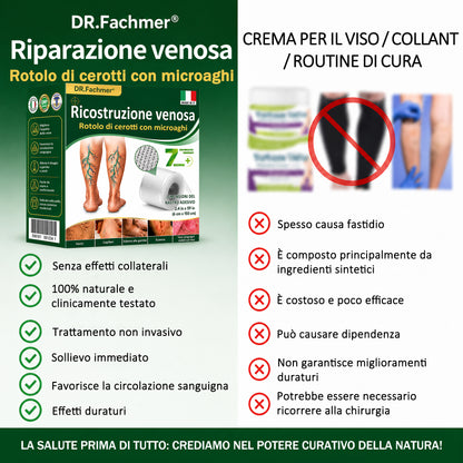 👨‍⚕️✅❤️DR.Fachmer® Cerotto ai Microaghi VeinRepair⚡Sollievo Immediato, Risultati a Lungo Termine