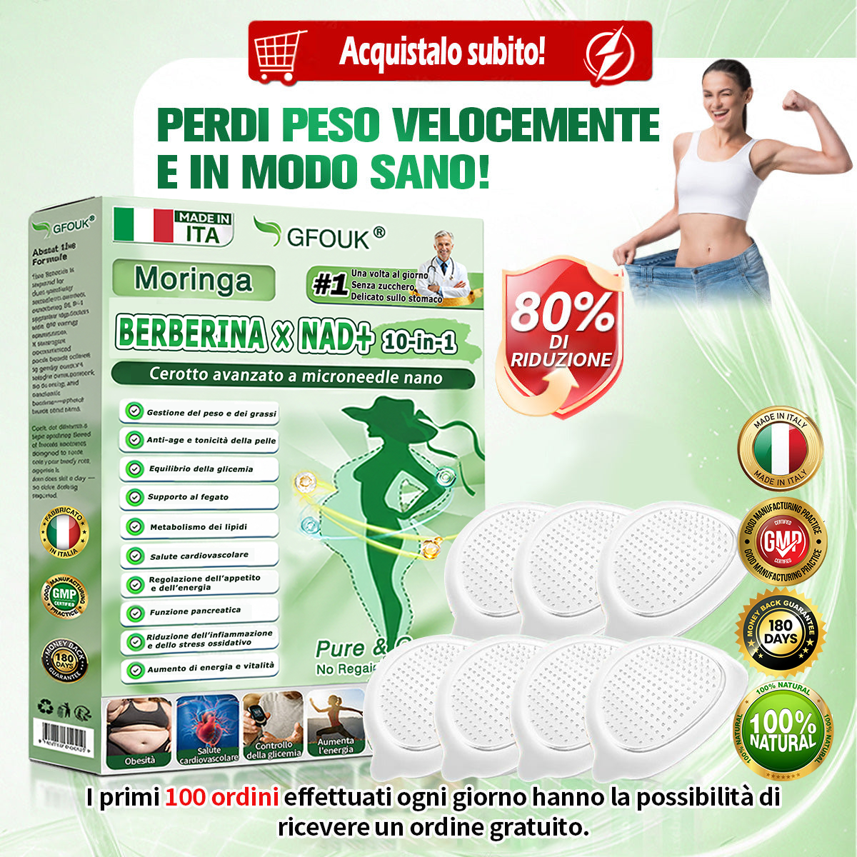 🇮🇹👨‍⚕️𝐍𝐞𝐠𝐨𝐳𝐢𝐨 𝐔𝐟𝐟𝐢𝐜𝐢𝐚𝐥𝐞|🔥GFOUK® 𝑴𝒐𝒓𝒊𝒏𝒈𝒂 ·𝑩𝒆𝒓𝒃𝒆𝒓𝒊𝒏𝒂 × 𝑵𝑨𝑫 𝐏𝐚𝐭𝐜𝐡𝐀𝐯𝐚𝐧𝐳𝐚𝐭𝐨 𝐍𝐚𝐧𝐨 𝐌𝐢𝐜𝐫𝐨𝐧𝐞𝐞𝐝𝐥𝐞 10-𝐢𝐧-1  𝑷𝒆𝒓 𝒐𝒃𝒆𝒔𝒊𝒕à, 𝒔𝒂𝒍𝒖𝒕𝒆 𝒄𝒂𝒓𝒅𝒊𝒐𝒗𝒂𝒔𝒄𝒐𝒍𝒂𝒓𝒆, 𝒅𝒊𝒂𝒃𝒆𝒕𝒆, 𝒂𝒑𝒏𝒆𝒂 𝒏𝒐𝒕𝒕𝒖𝒓𝒏𝒂, 𝒔𝒂𝒍𝒖𝒕𝒆 𝒊𝒏𝒕𝒆𝒔𝒕𝒊𝒏𝒂𝒍𝒆, 𝒑𝒓𝒐𝒃𝒍𝒆𝒎𝒊 𝒂𝒓𝒕𝒊𝒄𝒐𝒍𝒂𝒓𝒊 𝒆 𝒂𝒍𝒕𝒓𝒐.
